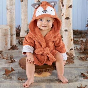 Baby badjas schattige jongen meisje baby pamas mantel puur katoen materiaal voorkomen vang een koude badhanddoek vrijetijdskleding l2405