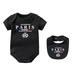 Infant Born Baby Boy Girl Rompers Designer Brand Letter Kleding Jumpsuitset Kids Bodysuit Babies Romper Outfit Jumpsuits SDLX Luck