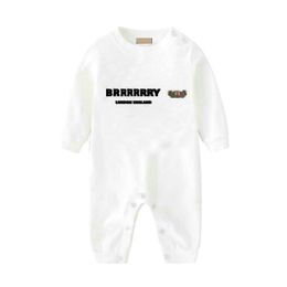 Bébé né bébé garçon fille barboteuses Designer marque lettre costume salopette vêtements combinaison enfants body pour bébés tenue barboteuse tenue combinaisons