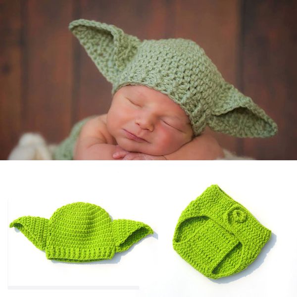 Conjuntos de punto para niño pequeño, accesorios de fotografía, sombrero de ganchillo para bebé, conjunto de pantalones cortos, regalo de Navidad para bebé recién nacido