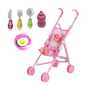 Livraison gratuite infantile enfant bébé jouet chariot poupée femme enfant aide à la maison petit chariot jouet