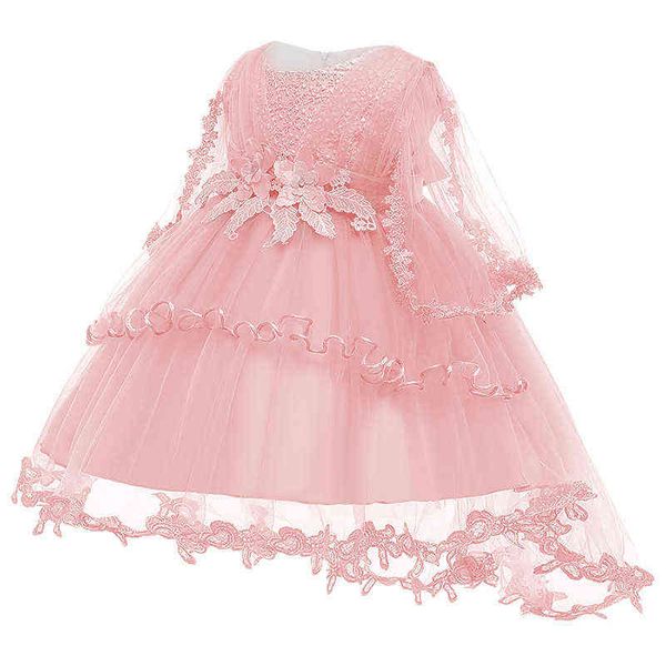 Robe de baptême pour bébés filles 1ère année robe d'anniversaire enfants bébé fille fête de mariage robe de princesse nouveau-né bébé vêtements G1129