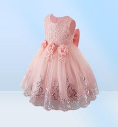 Robes pour bébés filles en dentelle robe de princesse bébé 1ère année robe d'anniversaire robe de fête de baptême vêtements pour nouveau-nés 6 12 24 mois T2511998