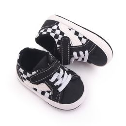 Infant Girl Baby Boy Shoes Sneaker Canvas Sole Soft Newborn Toddler Crib Shoes First Walkers