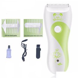 Infant Hair Clipper Electric Set With Usb Charging Cordless Suitable For Children Infants Young And Daily Care Drop Delivery Baby Kids Dhooa