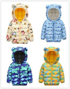 Babyjassen Winterdonsjas Babyjassen voor pasgeboren baby's Meisjesjassen Kinderen Katoen Warm Bovenkleding met capuchon Jongenskleding 20220926 E38069589