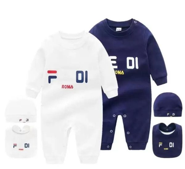 Infant Jumpsuit Enfants Designer Barboteuses Filles Garçons Marque Lettre Nouveau-Né Bébé Vêtements Vêtements Pour Tout-petits