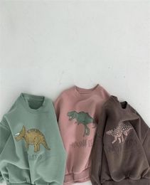 Baby Koreaanse winter nieuwe top baby mooie Dinosaurus Pluche comfortabele Trui kinderkleding jongen sweater64049204110722