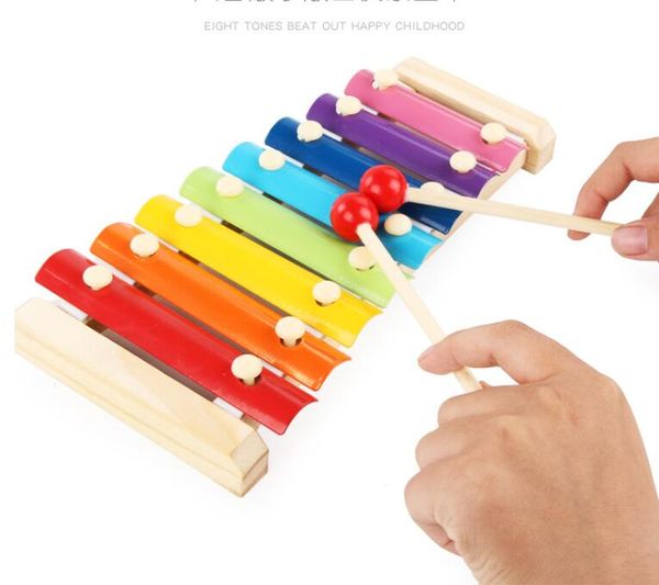 Jouets d'instruments de musique pour bébés, Xylophone en bois, jouets d'instruments de musique pour bébés, jouets d'apprentissage précoce pour bébés, cadeau pour enfants