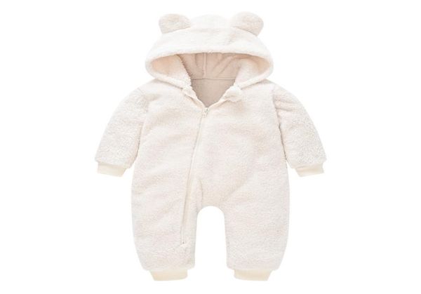 Vêtements pour bébé nouveau-nés pour bébé manteau en fausse fourrure Roupers pour filles garçons portez l'hiver chaud à capuche épaisse à capuche épaissi 201675799