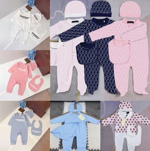 baby pasgeboren onesies rompers baby meisje ontwerper pasgeboren sets brief kostuum overalls kleding jumpsuit kinderen bodysuit voor baby's outfit romper -9