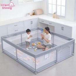 Enfant brillant enfants PlayPen Protecteur Baby Safety Barrier Fence Kid Fence Play Play pour bébés Baby Baby Playground 231221