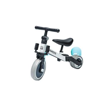 Tricycle pour enfants brillant pour bébé 3-en-1 vélo d'équilibre pour Scooter pour enfants 1-6 ans monter sur la voiture 3 roues Non gonflable