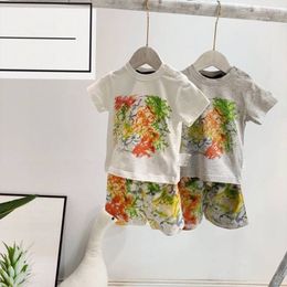 Camisetas para bebés Shorts Set Kids Little Baby Clothing Sets Girls Boys Designer Marca Sets Carta Disfraz de vestir para ropa para bebés