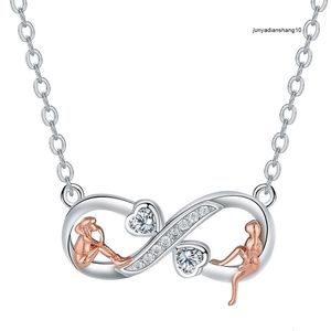 Symbole infini Symbole Soeurs Collier Love Collar Chain