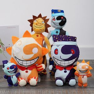 Spot 6 diseños 30 cm 25 cm de 12 cm de sundrop fnaf final boss boss sun peluche juego de muñecas video periférico muñeca juguetes para niños regalo de Navidad al por mayor