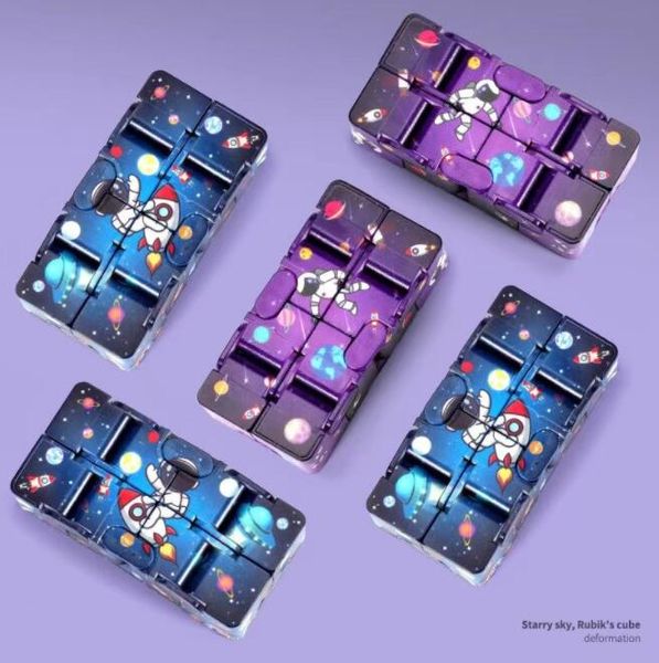 Cube infini créatif ciel magique Fidget Cubes anti-stress, jouet de bureau, Puzzle cubique, Mini blocs de décompression, jouets amusants