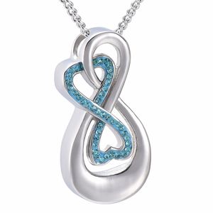 Infinity Note Hanger Ketting Sieraden Crematie Souvenir Sieraden-Herdenking De geliefde