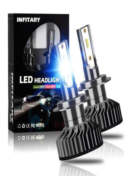 INFITARY F2 ZES faro LED H4 H7 H11 H1 HB3 HB4 9006 9005 bombilla LED de coche 8000LM 6500K luz blanca faro de coche 2 uds 7621232