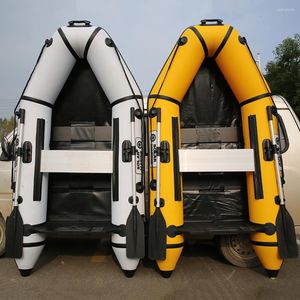 Barcos inflables de pesca de PVC de 0,9 MM para 6 personas de longitud 3,0 m laminado resistente al desgaste canoa Kayak a la deriva al aire libre