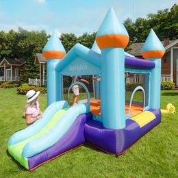 Château gonflable de maison de rebond pour enfants, jouets de parc coulissant, maison de jeu pour enfants, Moonwalk, jeu en plein air amusant, petits cadeaux d'anniversaire, arrière-cour, fête intérieure, saut de saut