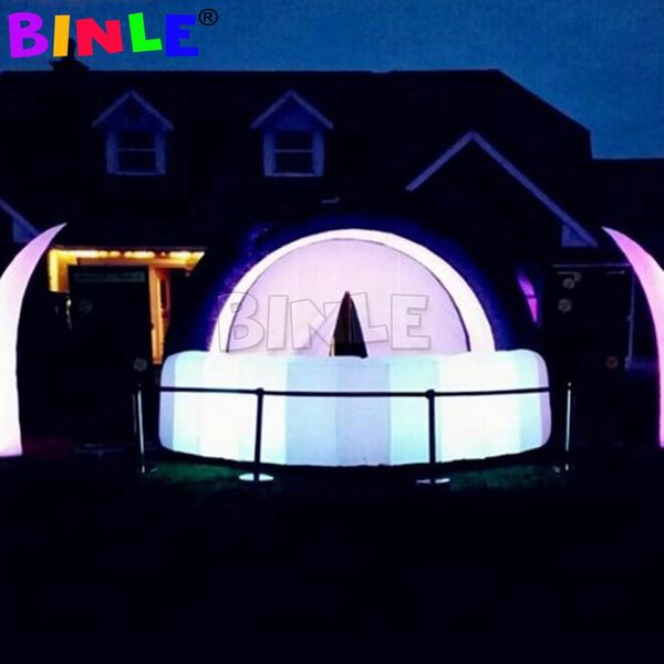 Gorilas inflables Iluminación Led para exteriores Cóctel inflable BarDringkings Carpa de mostrador para decoración de fiesta de club nocturno