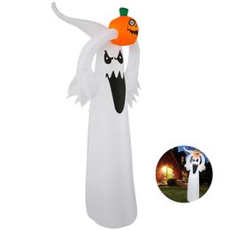 Springkussens Speelhuis Schommels Halloween Party Decor Ghost Pompoen Opblaasbaar Model Halloween Rekwisieten Decoratie voor Tuin Indoor Patio EUUS Plug 230714