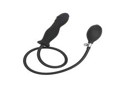 Expanseur gonflable Expanseur anal DUCHA Dilator anal Dilator Bulle de lavement gonflable Expansion anus agrandir Silicone Anal Plug Sh19074487424