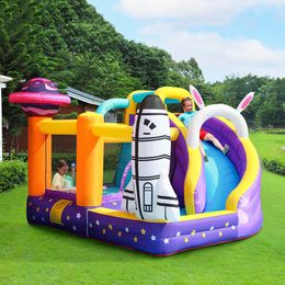 Opblaasbaar kasteel met thema ontwerpopties draagbare uitsmijter springcombinatie te koop Kid Jumper Bounce House met diaspeelgoedruimte thema voor achtertuin entertainment