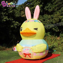 Modelo de aire de pato inflable Nuevo parque de diversiones de Decoración de dibujos animados de animales de Pascua