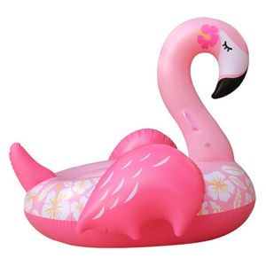 Opblaasbaar flamingo dobber zwembad Aninal dloater buizen volwassenen grote zwanenmatras voor leuke zwembadvlotrit op waterzwemringspeelgoed