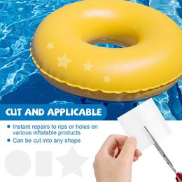 Opblaasbare drijvers Buizen 30 stuks tape waterdichte afdichting sticker zelfklevende patch transparant Zwemring opblaasbaar zwembad speelgoed bed P230612