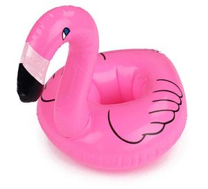 Opblaasbare drijvers Tubes 6 PCS tafel PVC Swan-Shape Cup Seater vergroten uw plezier in Water Pink Drink Holder Floating Cup Mat op water P230516