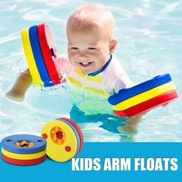 Opblaasbare drijvers Tubes 6pcs Pack Eva Foam Swim Discs Arm Banden zwevende mouwen zwembad Float Boat baby zwemoefeningen cirkels ringen 230411