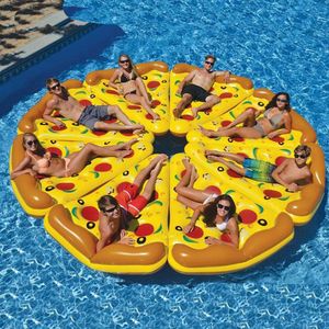 Flotadores inflables Tubos Protección del medio ambiente PVC Fila flotante Fruta Pizza Helado Piscina Juguete Inflable Anillo de natación Playa Cama de agua Adulto 230613