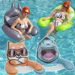 Flotadores inflables Tubos Anillo flotante inflable Flotador flotante plegable Diversión acuática Piscina hamaca tubo colchón de natación Accesorios para piscinas 231017