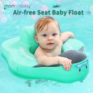 Flotteurs gonflables Tubes mambobaby Flotteur pour bébé avec siège grand anneau de natation pour bébé Accessoires de piscine sans gonflage 61824 mois Jouets de jeu de piscine 230411