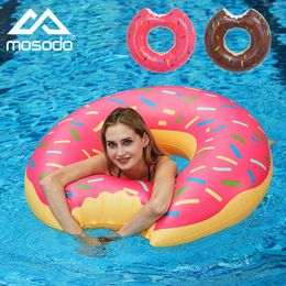 Opblaasbare drijvers Tubes Mosodo opblaasbare zwemringen Donut zwembaden Floats volwassen kinderen PVC zwembuizen Zwemmatras Stoel Cirkel Beach Accessories J230214