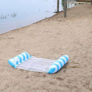 Opblaasbare drijvers Tubes Zomerwater Hangmatten Matras Zwembad Lounge Bed Foldable Air