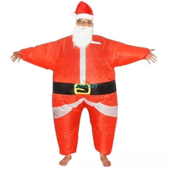 Garment gonflable Christmas Halloween gonflé Santa Claus Snowman Tree Cosplay Costume Carnival Ornival Party Festival