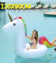 Opblaasbare Giant Eenhoorn Avocado Float Zwemmen Ring Cirkel Boia Piscina Pool Party Boei Speelgoed J12101687141