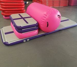 Airtrack de gymnastique gonflable définit la piste de Trampoline d'air de tapis de culbutage pour l'entraînement de gymnastique à usage domestique Taekwondo Cheerleading