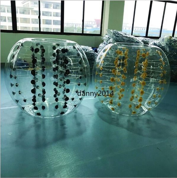 Gonflable humain Hamster Ball Zorb Balls Loopy Balloon Bubble Ballon de football avec 1m 1.2m 1.4m 1.5m