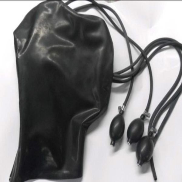 Masque en latex gonflable Masque plein visage pour les jouets sexuels masculins et féminins pour les couples bdsm sex adultes jeux bdsm masque bdsm bondage y19052909445844