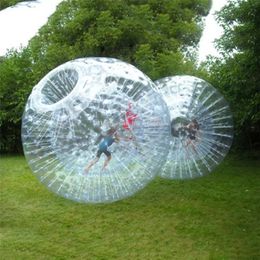 Opblaasbaar gazonball voor winterwater rollende zorb groot duurzaam helder menselijk sneeuw zorb ball bowling spel