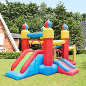 Château gonflable Moonwalker Bounce House Jumping Jumper Moonwalk Bouncer Slide Combo pour jardin, parc, fête sur pelouse, sports d'intérieur et d'extérieur, petits cadeaux amusants, jouets