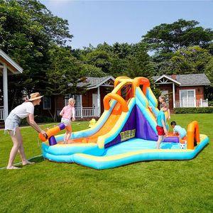 Terrain de jeu gonflable pour les enfants plus âgés château de glissement d'eau avec piscine bon marché water Park Playhouse pour fête en plein air jouez des cadeaux d'anniversaire de jeux d'été toys