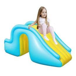 Tobogán de piscina inflable para niños diversión al aire libre antivuelco parque acuático toboganes juguete verano inflado agua natación 240103