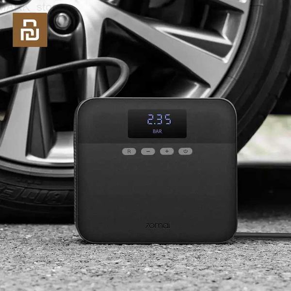 Pompe gonflable Youpin 70mai compresseur d'air 12v Pompe à air électrique portable Smart Digital Tire Fonde Flatage Tire Auto Tire Air Pumppl231227