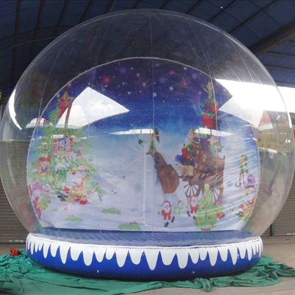 Globo de nieve inflable bola de Navidad 3m 4 metros de alto Vano inflables ventas de fábrica soplador gratis envío gratis